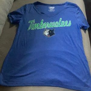 Minnesota Timberwolves v neck shirt women’s nba